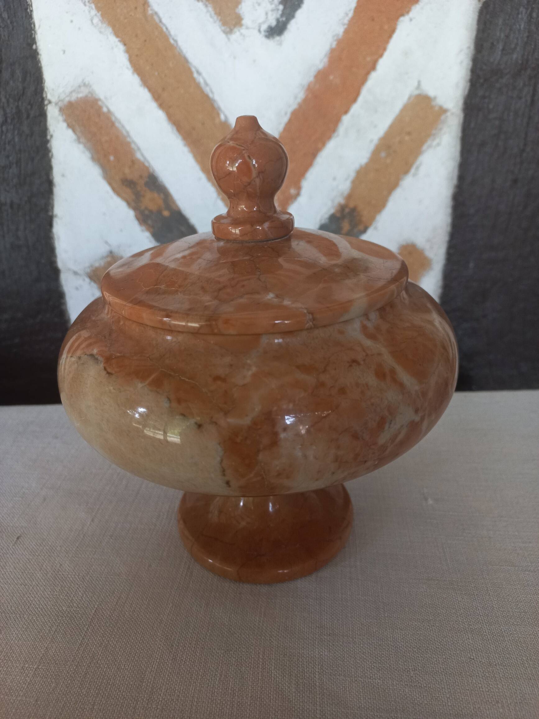 Pink marble box 1970