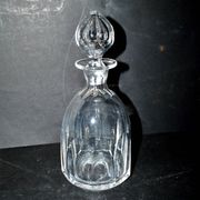 Carafe à whisky en cristal taillé à côtes plates saint-louis bristol? h25.5cm
