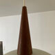 Louis Kalff pendant light in teak and opaline