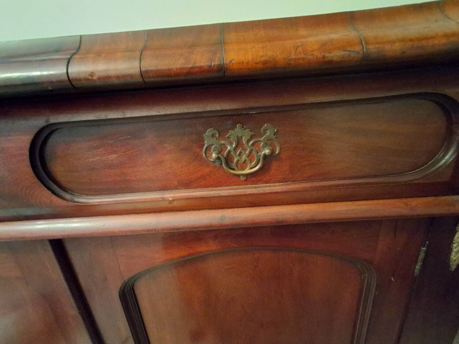 English buffet in mahogany