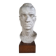 Plaster head signed