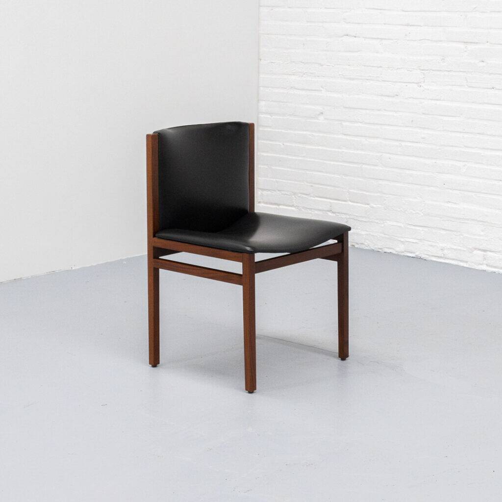 Italian Dining chair set by Tito Agnoli