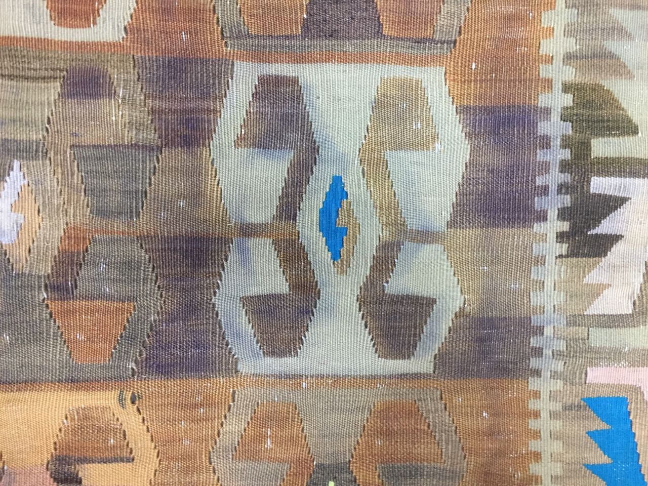 Turkish kilim rug 245x112cm moroccan