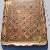 Large rectangular Venetian Florentine tray