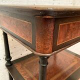Napoleon III harness with three 20th century trays / Console