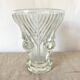 Antique vase in molded glass