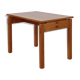Meticulously crafted vintage pine side table, a masterpiece.