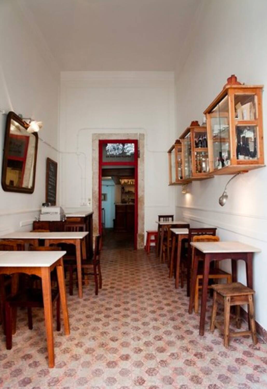 Black stained rosewood tables