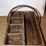 Former Bank tools DIY basket wood and iron