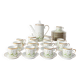 Hackefors "Linnea Borealis" 43-piece Swedish coffee service for 13 people, 1970s
