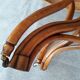 Extending table with vintage bentwood base from the end of the 19th century