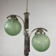 Green Art Deco pendant lamp