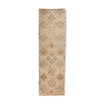 3x9 rustic primitive persian runner rug 283x87cm