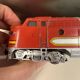 Old train locomotive Marklin Santa fe USA