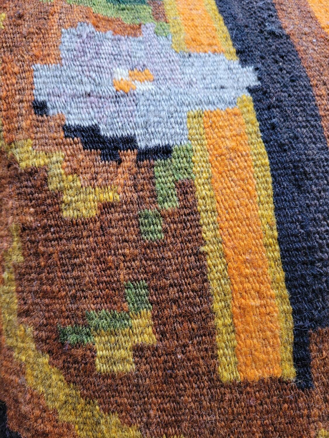 Moldavian kilim cushion