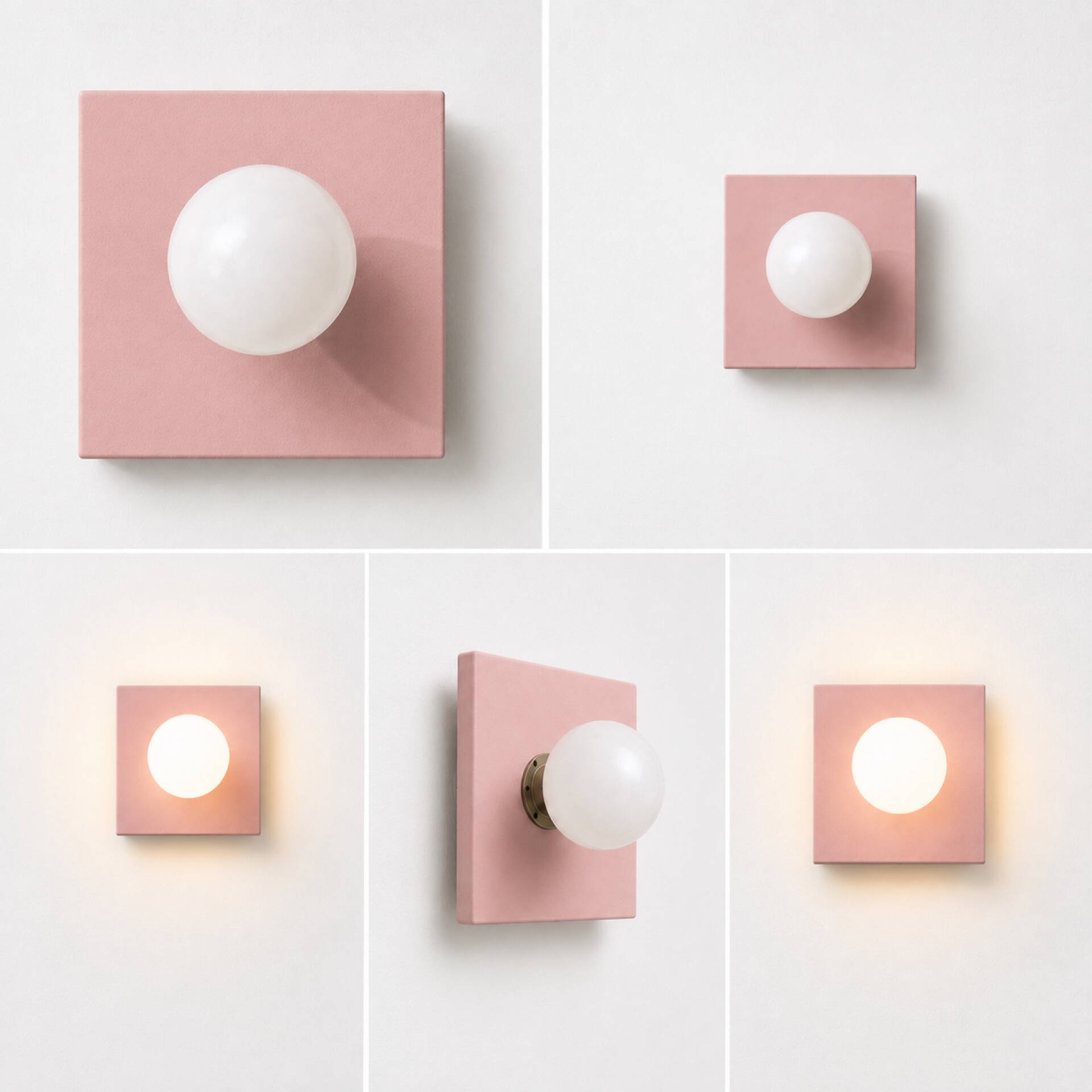 Wall light cement tile