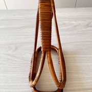 Rattan bottle holder