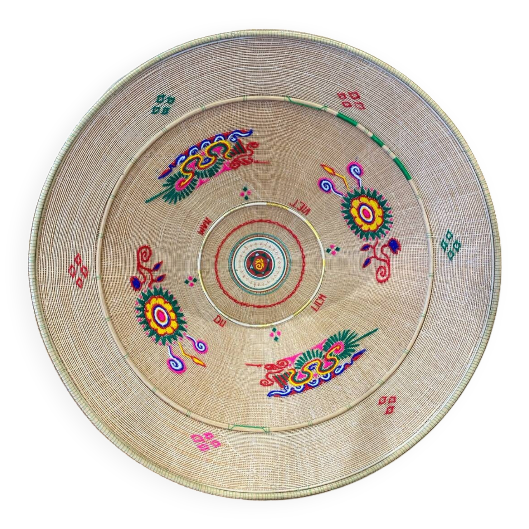 Old embroidered Vietnam hat