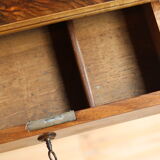 Tiered walnut desk, 19th century (circa 1860)