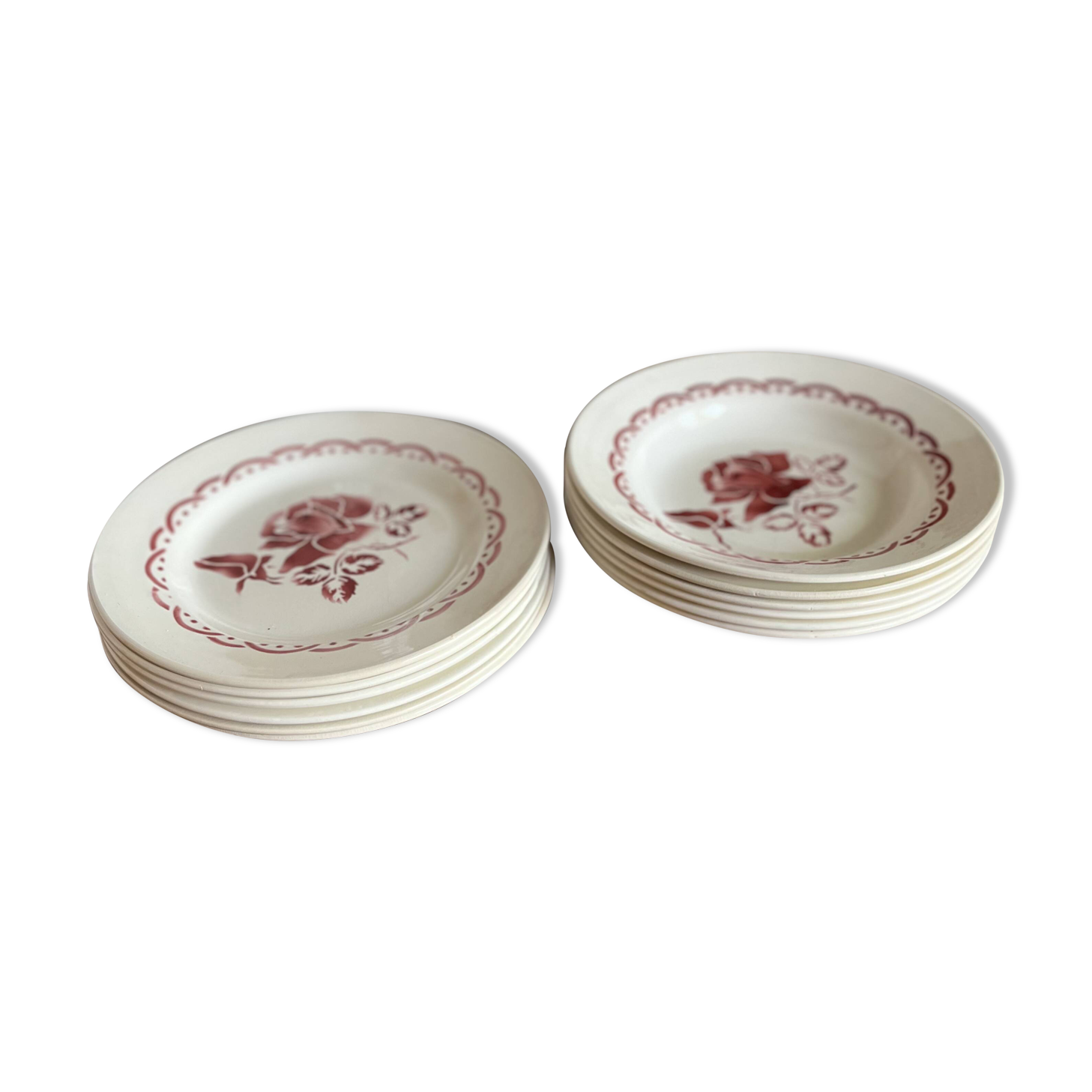 Digoin plates series Michel x12