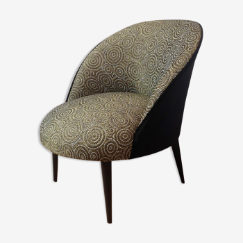 Round armchair of the 60s restored