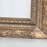 Old frame with gilded moldings