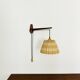 Adjustable Pleated Wall Lamp by Kaiser Leuchten