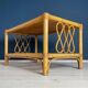 Vintage bamboo coffee table, Italy, 1970s