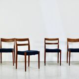 Mid-Century Modern Swedish Teak Dining Chairs by Nils Jonsson for Troeds,