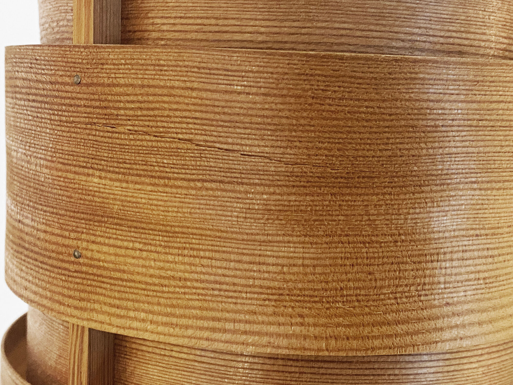 Pine veneer pendant light T355 "Berse" by Hans-Agne Jakobsson for Ellysett AB. Sweden 1960s