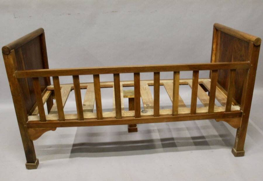 Louis Philippe walnut children's bed