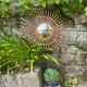 Rattan sun mirror 70'