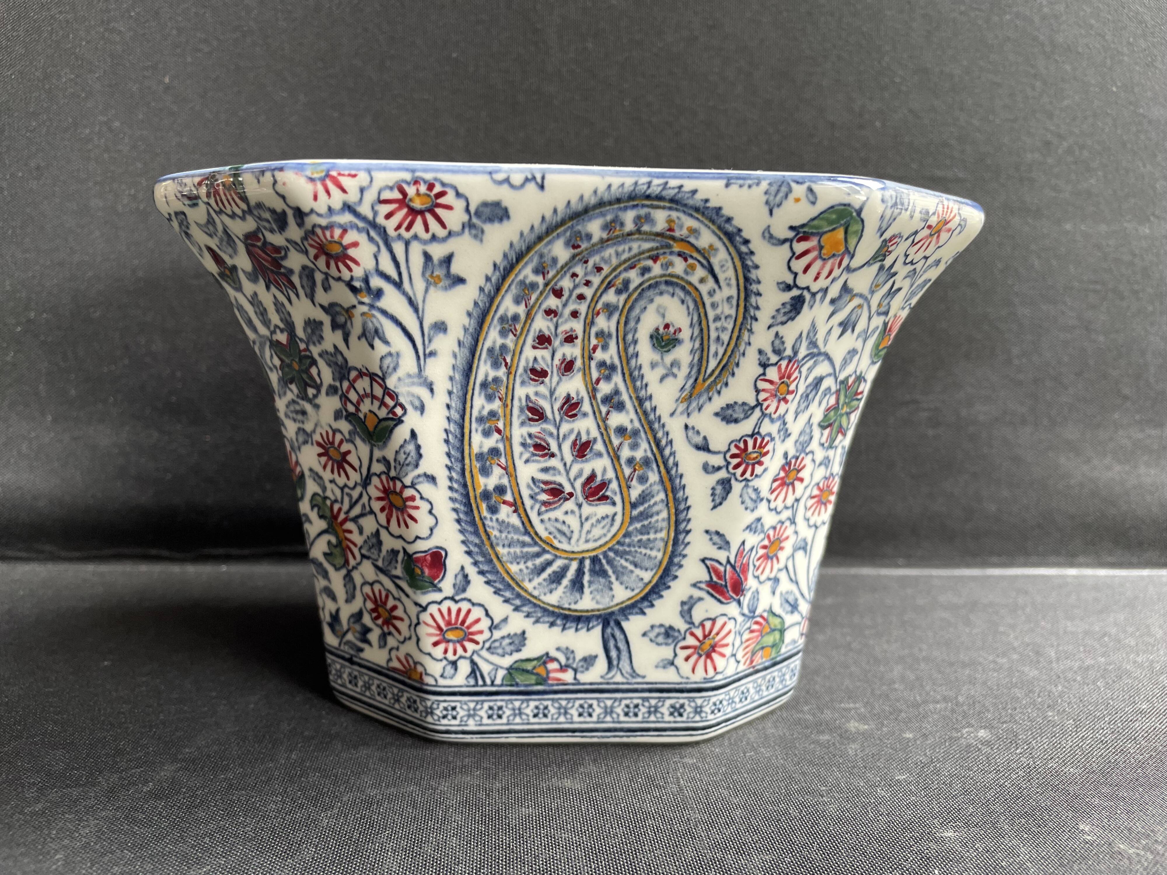 Gien earthenware flower picks