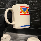 3 vintage Mobil cups