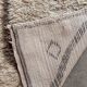 Azilal beige Berber rug - 191 x 79 cm