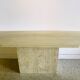 Very large travertine console, Italy, 1970s.