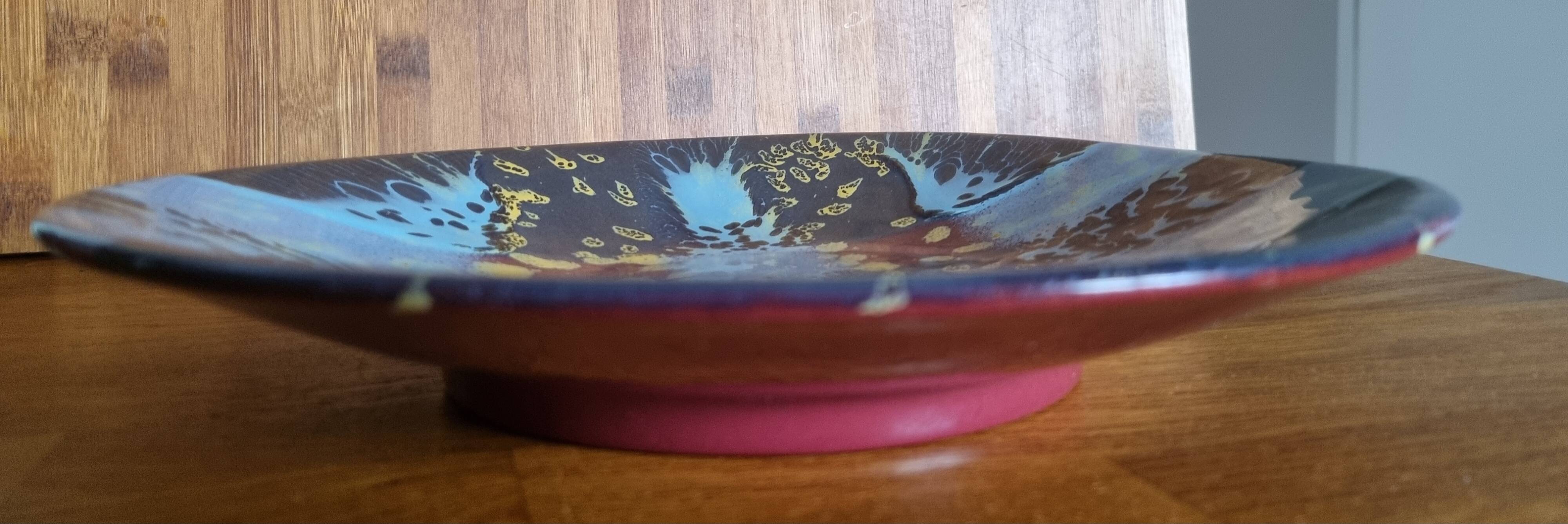 Large ceramic fruit bowl from Notre-Dame du Bec Abbey