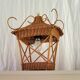 Wicker lantern suspension