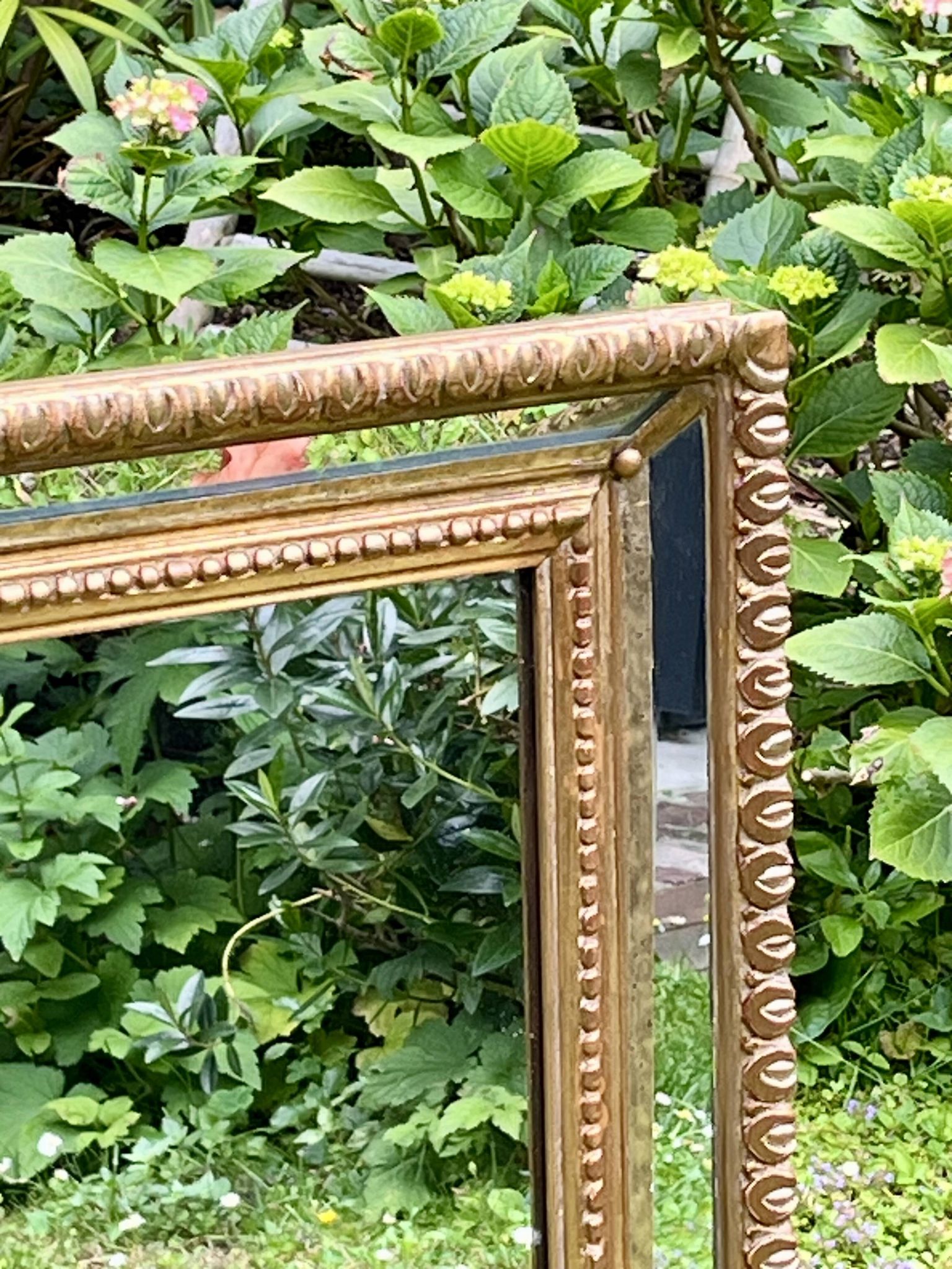 Glazing mirror - Gilded wood - Louis XVI style - Very good condition
