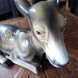 Large ceramic fawn or doe.