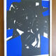 Painting on paper of the 70s