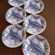 6 English flat plates Ironstone Tableware