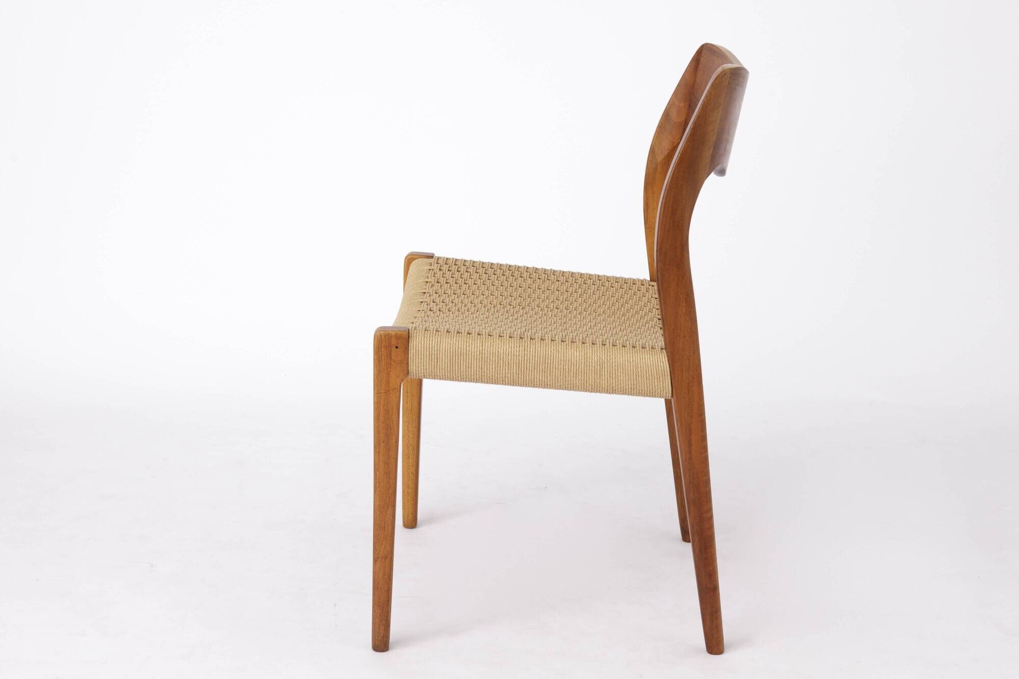 1 of 7 Niels Otto Møller Model 71 Teak Dining Chair (1951) – Danish Modern