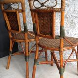 Vintage Wicker rattan chairs
