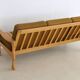Sofa danois en chêne vintage, années 50