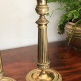 Pair of candle holders XIXeme