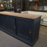 Low cabinet with sliding doors in fir 1930