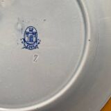 Gien - sublime suite d’assiette plates (x6)