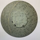 Persian art large heel plate signed half XXth