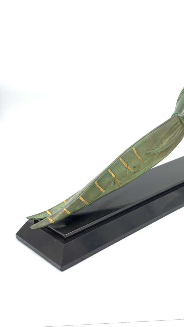 Bronze peacock Alexander Kelety